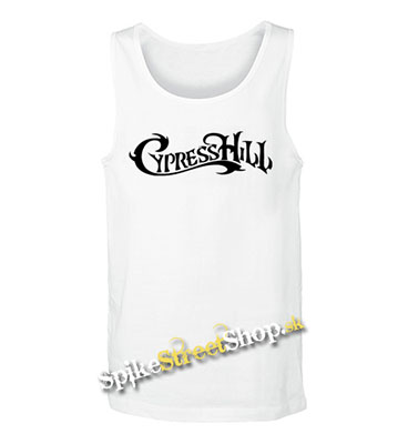 CYPRESS HILL - Logo - Mens Vest Tank Top - biele