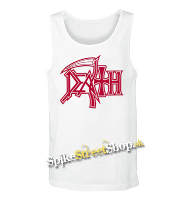 DEATH - Logo - Mens Vest Tank Top - biele