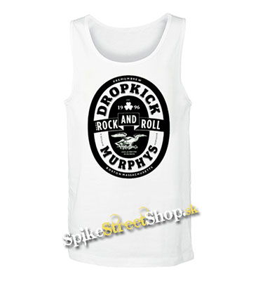 DROPKICK MURPHYS - Shamrock And Roll - Mens Vest Tank Top - biele