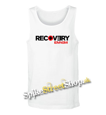 EMINEM - Recovery - Mens Vest Tank Top - biele