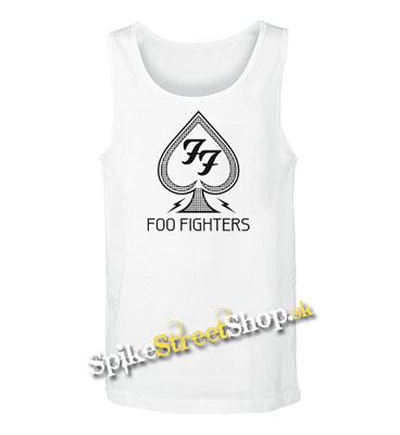 FOO FIGHTERS - Crest - Mens Vest Tank Top - biele