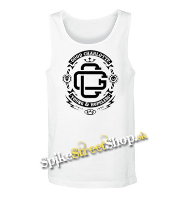 GOOD CHARLOTTE - Crest - Mens Vest Tank Top - biele