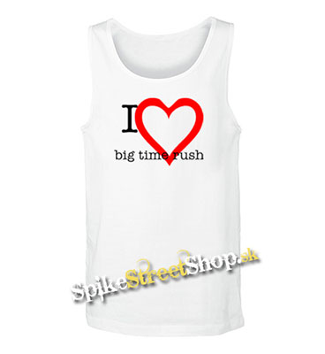 I LOVE BIG TIME RUSH - Mens Vest Tank Top - biele