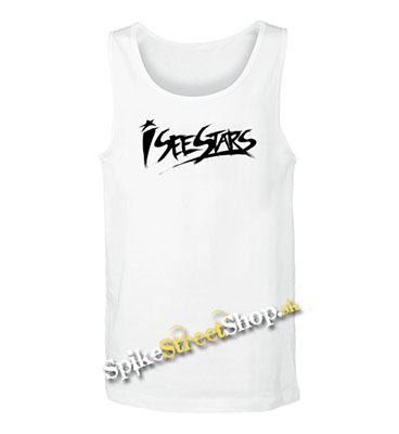I SEE STARS - Logo - Mens Vest Tank Top - biele