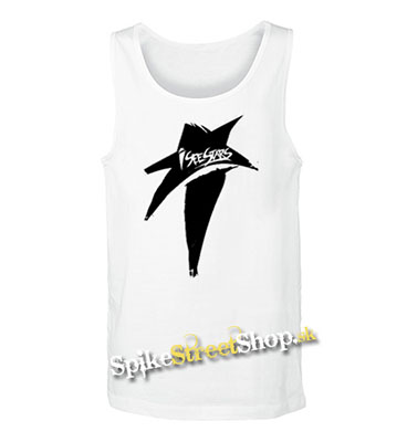 I SEE STARS - Whie Star - Mens Vest Tank Top - biele