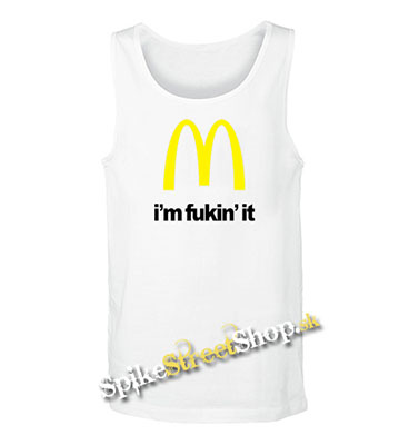 I´M FUCKIN´IT - Mens Vest Tank Top - biele