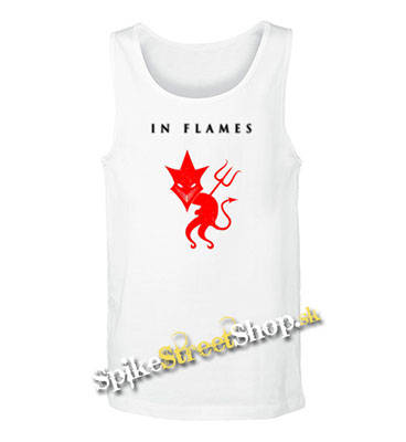 IN FLAMES - Devil - Mens Vest Tank Top - biele