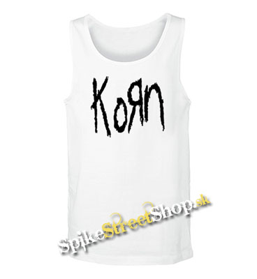 KORN - Official Logo - Mens Vest Tank Top - biele