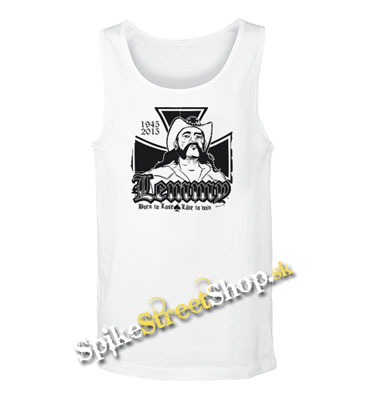 LEMMY KILMISTER - 1945-2015 - Mens Vest Tank Top - biele