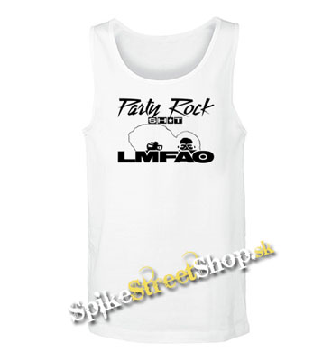 LMFAO - Party Rock - Mens Vest Tank Top - biele