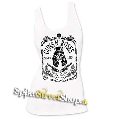 GUNS N ROSES - Since 1985 - Ladies Vest Top - biele