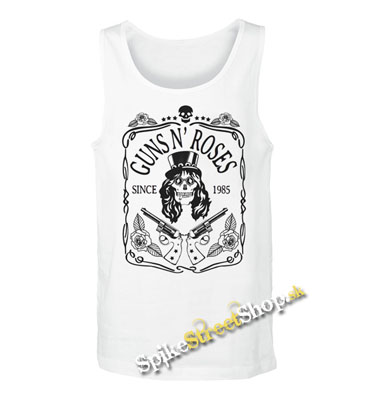GUNS N ROSES - Since 1985 - Mens Vest Tank Top - biele
