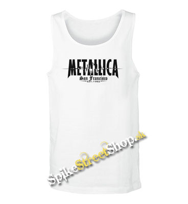 METALLICA - San Francisco -  Mens Vest Tank Top - biele