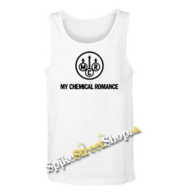 MY CHEMICAL ROMANCE - Logo -  Mens Vest Tank Top - biele