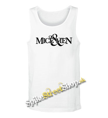 OF MICE AND MEN - Logo -  Mens Vest Tank Top - biele