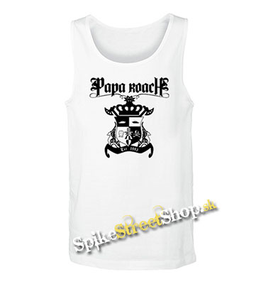 PAPA ROACH - Logo -  Mens Vest Tank Top - biele