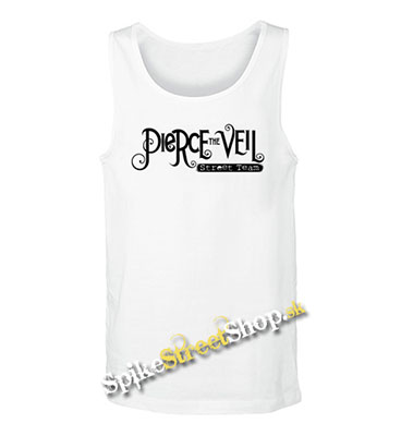 PIERCE THE VEIL - Logo -  Mens Vest Tank Top - biele