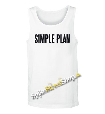 SIMPLE PLAN -  Mens Vest Tank Top - biele