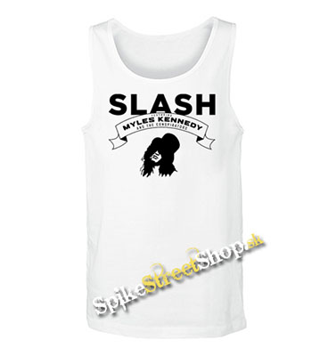 SLASH - Conspirators -  Mens Vest Tank Top - biele