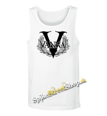 VANNA - Logo - Mens Vest Tank Top - biele