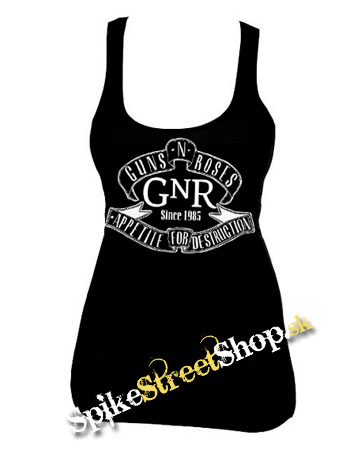 GUNS N ROSES - Appetite Slogan - Ladies Vest Top