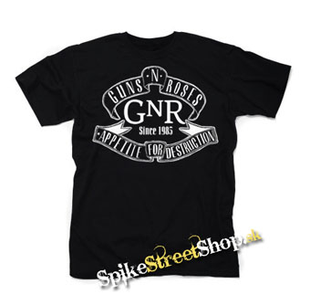 GUNS N ROSES - Appetite Slogan - pánske tričko