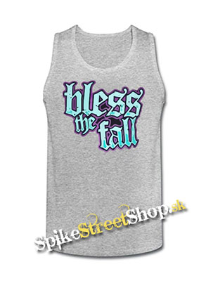BLESSTHEFALL - Logo - Mens Vest Tank Top - šedé