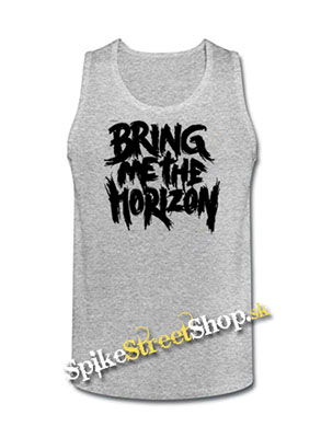 BRING ME THE HORIZON - Painted Logo - Mens Vest Tank Top - biele