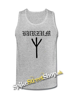 BURZUM - Crest - Mens Vest Tank Top - šedé