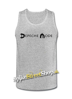 DEPECHE MODE - Spirit Logo - Mens Vest Tank Top - šedé