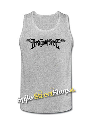 DRAGONFORCE - Logo - Mens Vest Tank Top - šedé