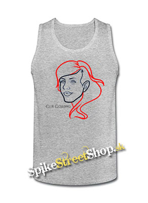 ELLIE GOULDING - Portrait - Mens Vest Tank Top - šedé
