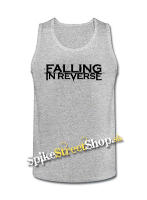 FALLING IN REVERSE - Logo - Mens Vest Tank Top - šedé