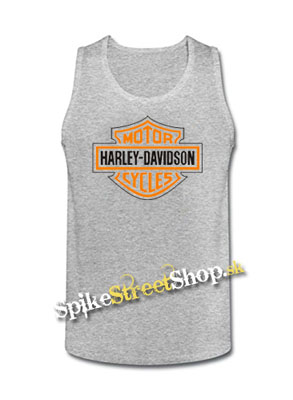 HARLEY DAVIDSON - Mens Vest Tank Top - šedé