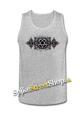HEARTAGRAM - Mens Vest Tank Top - šedé