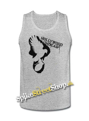 HOLLYWOOD UNDEAD - Dove Grenade - Mens Vest Tank Top - šedé