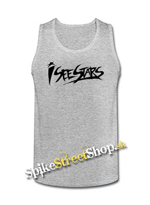 I SEE STARS - Logo - Mens Vest Tank Top - šedé
