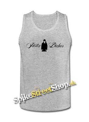 JUSTIN BIEBER - Mens Vest Tank Top - šedé