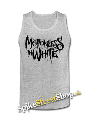 MOTIONLESS IN WHITE - Logo - Mens Vest Tank Top - šedé