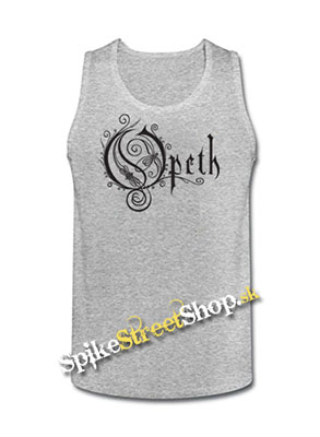 OPETH - Logo - Mens Vest Tank Top - šedé