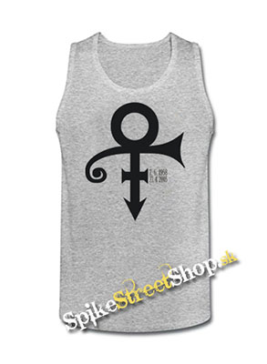 PRINCE - Signature 1958-2016 - Mens Vest Tank Top - šedé