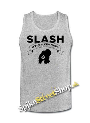 SLASH - Conspirators - Mens Vest Tank Top - šedé