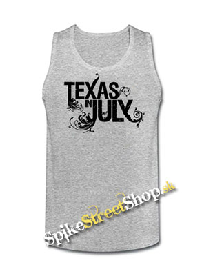 TEXAS IN JULY - Mens Vest Tank Top - šedé
