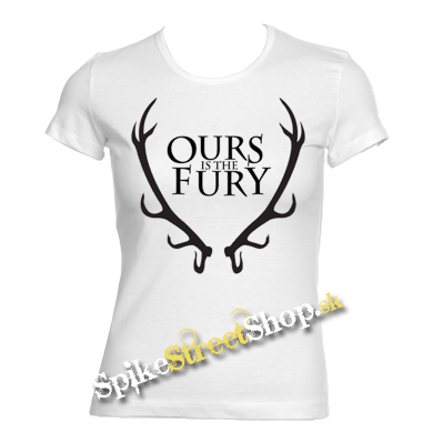 GAME OF THRONES - OURS IS THE FURY - Logo - biele dámske tričko
