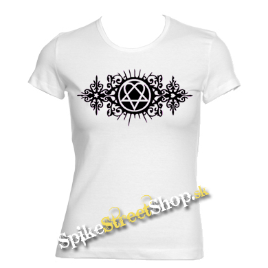 HEARTAGRAM - biele dámske tričko