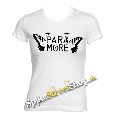 PARAMORE - Butterfly - biele dámske tričko