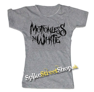 MOTIONLESS IN WHITE - šedé dámske tričko