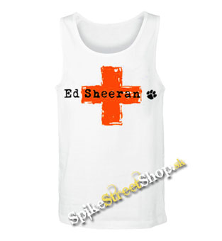 ED SHEERAN - Plus - Mens Vest Tank Top - biele