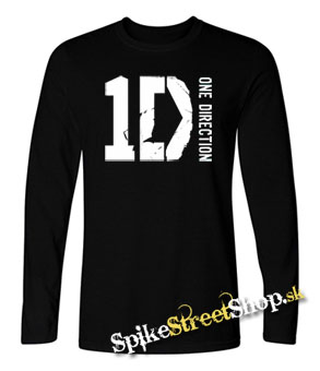 ONE DIRECTION - Logo - čierne pánske tričko s dlhými rukávmi