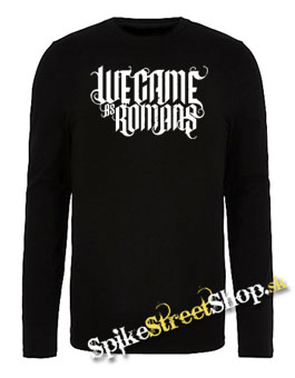 WE CAME AS ROMANS - Logo - čierne pánske tričko s dlhými rukávmi